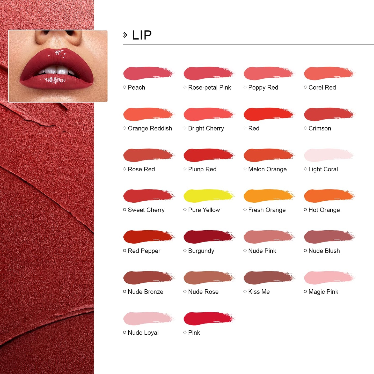 QUELLE Permanent Makeup Ink Lips Pigment Water Based 0.5oz/15ml Vegan Lip Ink Microblading Pigment for Lip Blush Permanent Makeup Lip Color (Poppy Red)