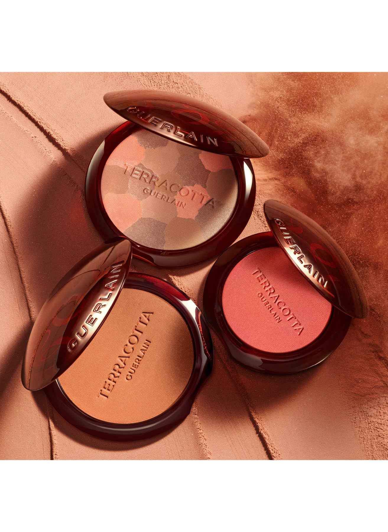 Terracotta Blush The Natural Healthy Glow Powder - 00 Light Nude by Guerlain for Women - 0.17 oz Blush