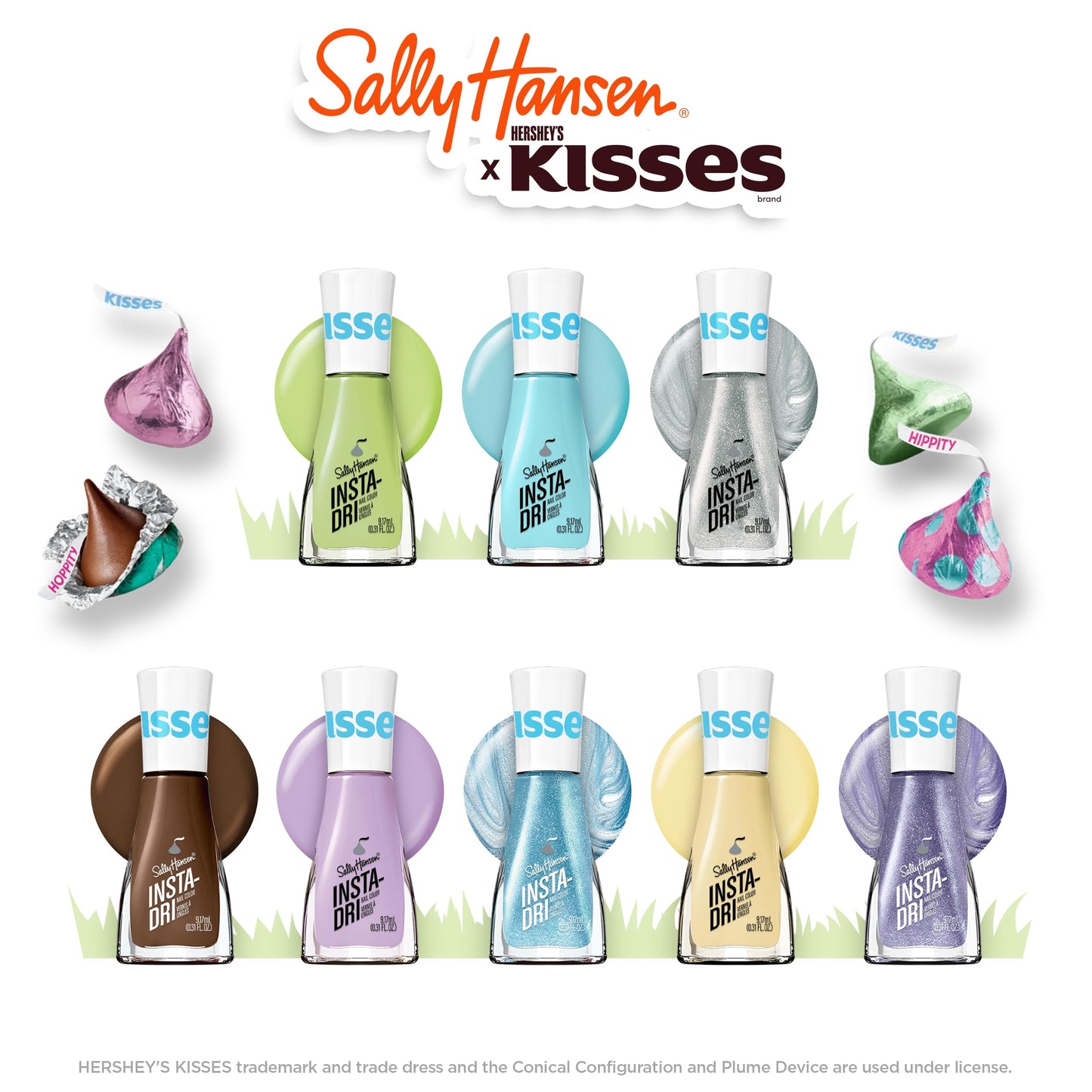 Sally Hansen Insta-Dri x Hershey's Kisses - Giving Kisses, 0.3oz