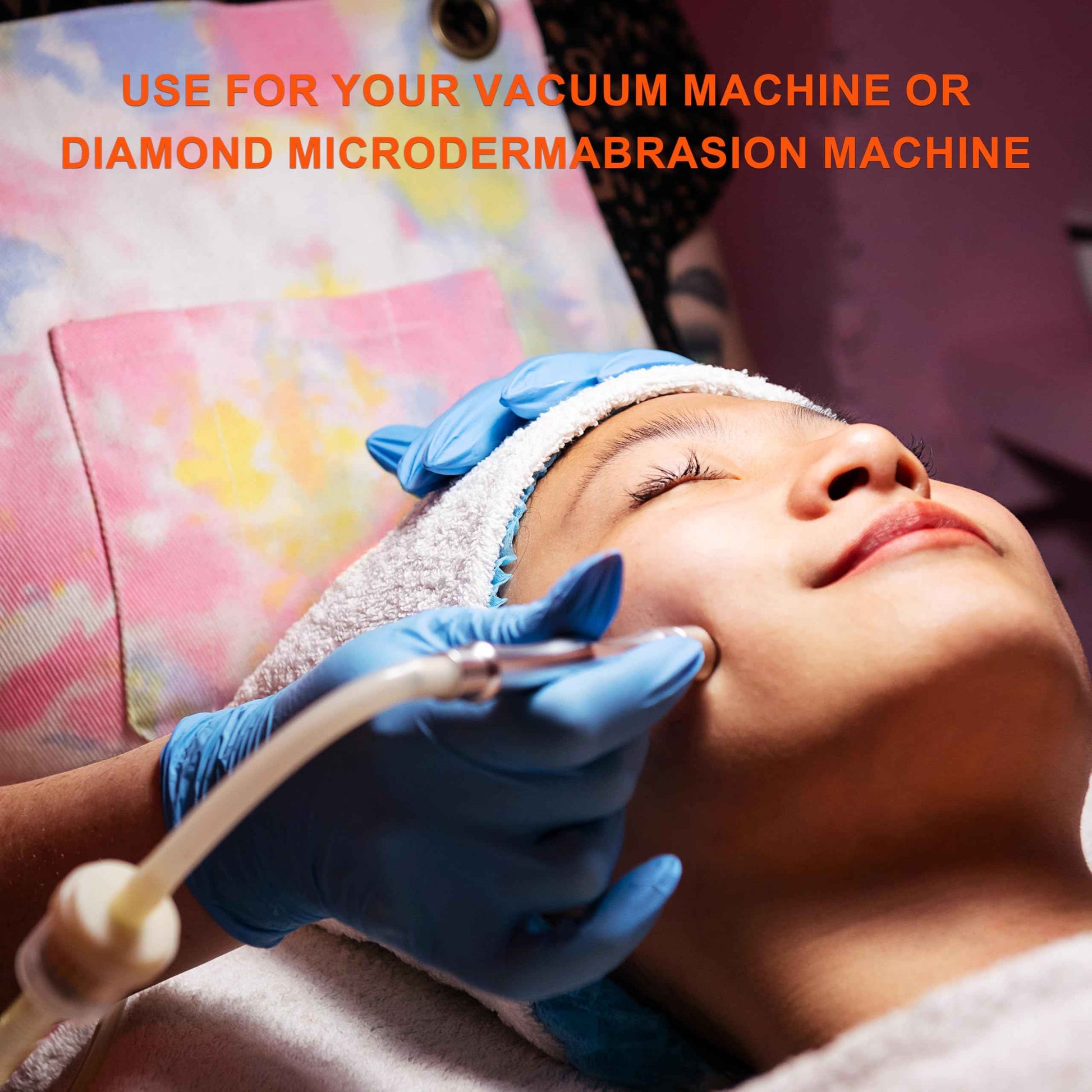 39" Silicone Tube With Paper Filter Tube Set Spare Parts For Vacuum Equipment Diamond Microdermabrasion Beauty Machine Elitzia ETFT957 (Filter With Tube)