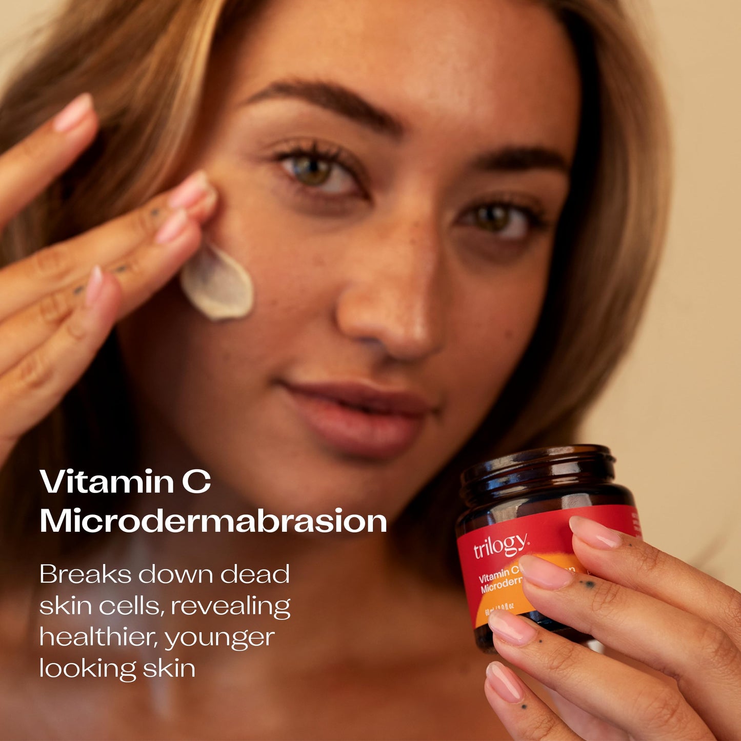 Trilogy Vitamin C Microdermabrasion, Exfoliates & Brightens, with AHAs & Pumice, 2.0 fl oz