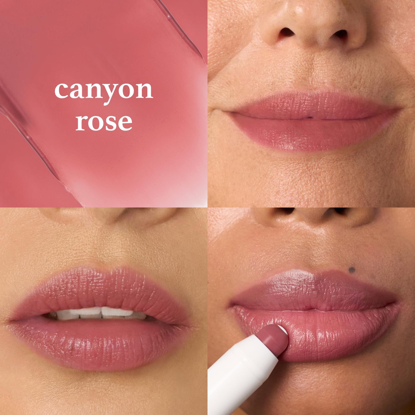 Julep It's Balm: Tinted Lip Balm + Buildable Lip Color - Canyon Rose - Natural Gloss Finish - Hydrating Vitamin E Core - Vegan