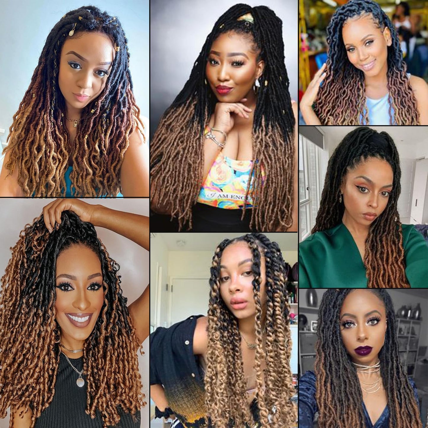 24 Inch Springy Afro Twist Hair 3 Packs 1B/30/27 Pre-Separated Marley Twist Braiding Hair Suitable for Damaged Kinky Afro Twist Hair chromatism Synthetic Wrapping Hair for Soft Locs Hair Extensions