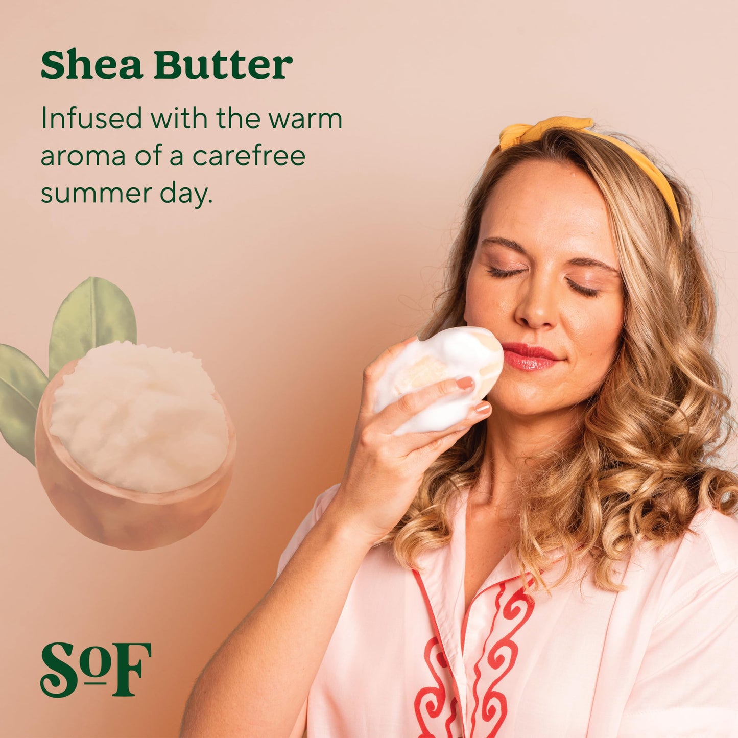 South Of France Shea Butter Bar Soap by SoF Body Care (Formerly Body Care) | Triple-Milled Soap with Shea Butter + Essential Oils | Vegan, Non-GMO Body Soap | 6 oz Bar | 6 Bars