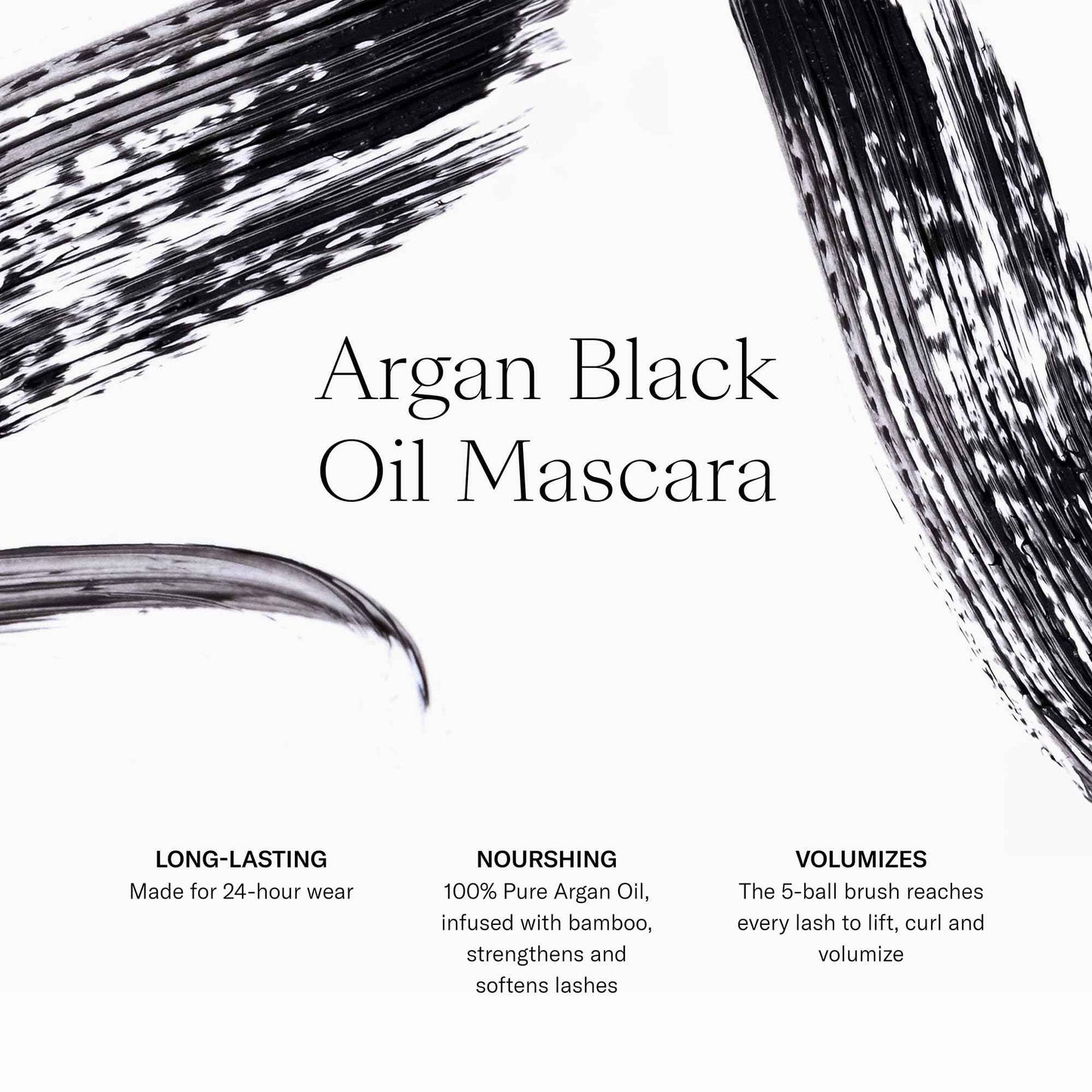 Josie Maran 3-Piece Color Makeup Kit - Argan Oil-Based Makeup Balm for Lips, Cheeks and Eyes, Hyaluronic Acid Lip Plumper & Argan Black Mascara (3 Piece Set)