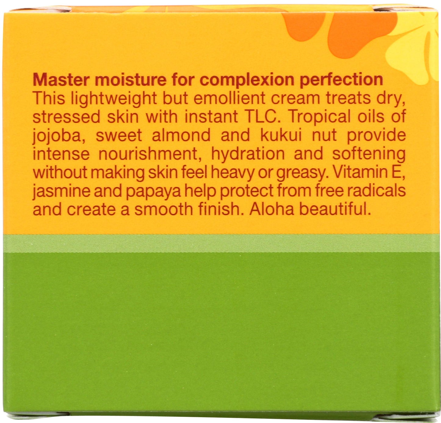 Alba Botanica Hawaiian Moisture Cream, Soothing Jasmine and Vitamin E, 3 Ounce