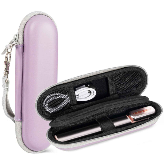 ProCase Hard Travel Case for SolaWave 4-in-1 Facial Wand, EVA Protective Case for Radiant Renewal, Women Face Skincare Storage Room for USB Cable Charger - Purple