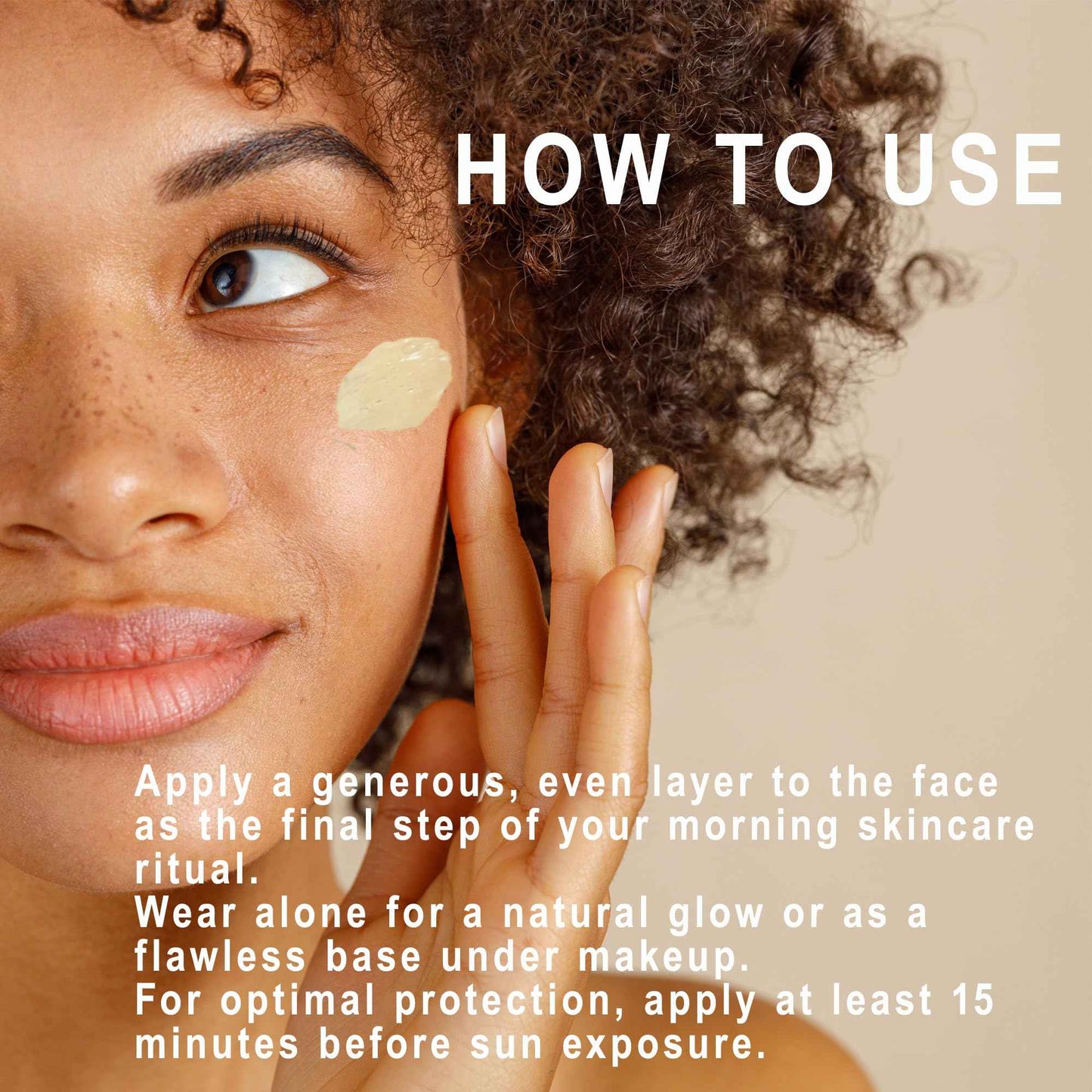 Face Sunscreen For Women - Tinted Sunscreen for face - Face Moisturizer With SPF 50 -Travel Toiletries. 50 ml