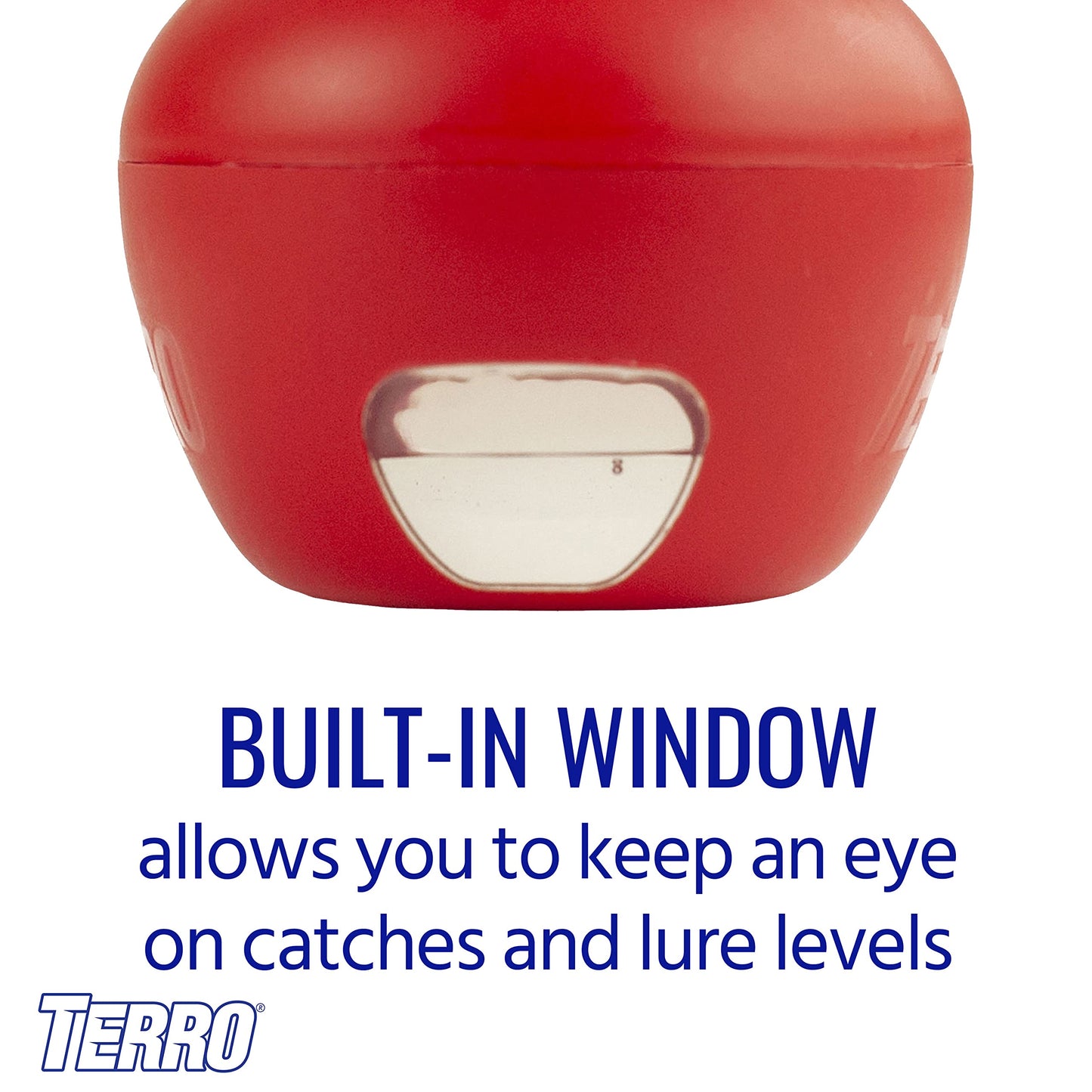 TERRO T2512 Ready-to-Use Indoor Fruit Fly Killer and Trap with Built in Window - 12 Traps + 540 day Lure Supply