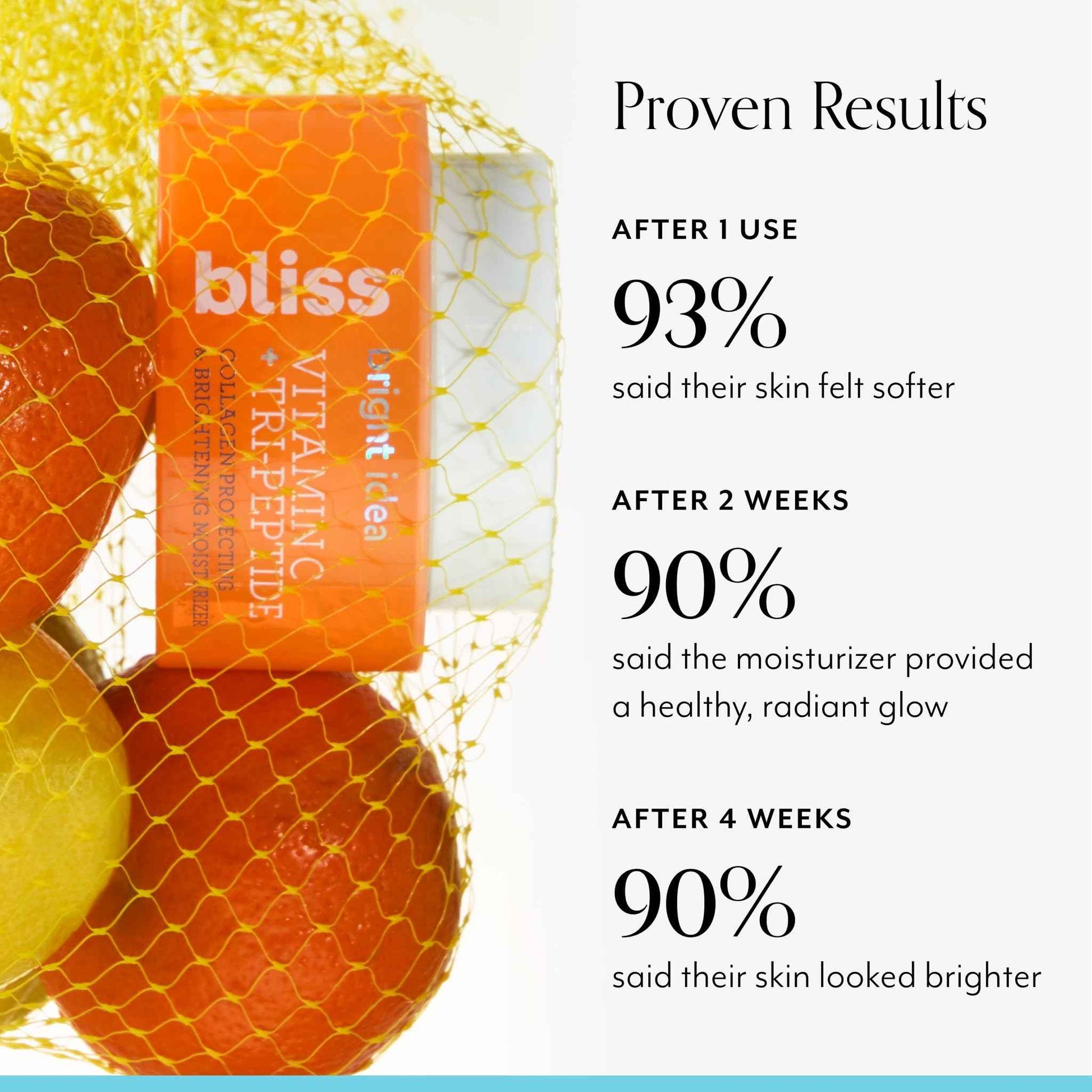Bliss Brighten Up Vitamin C + Tri-Peptide Brightening Serum & Vitamin C Brightening Moisturizer Set