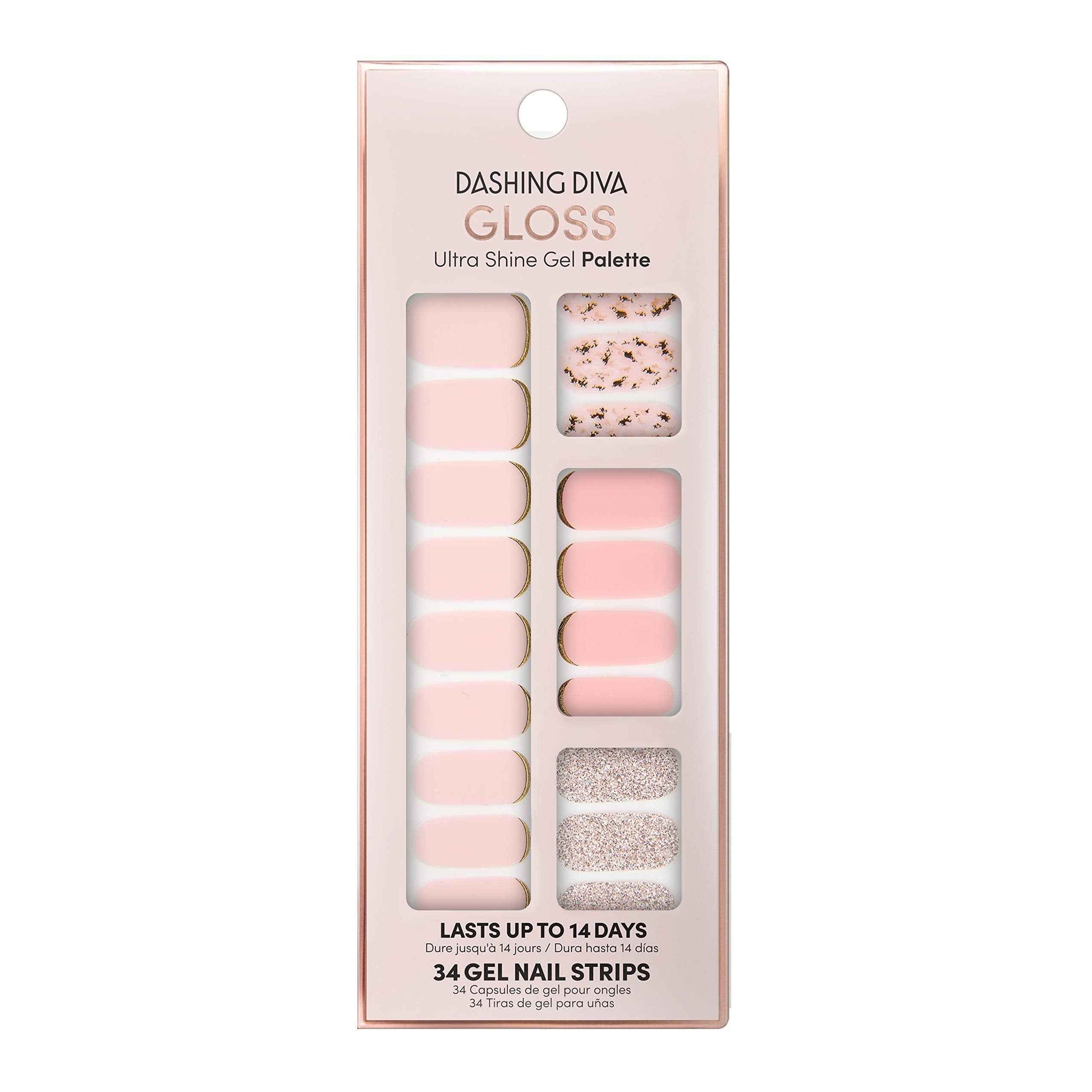 Dashing Diva Gloss Ultra Shine Gel Strips (plush sorbet)