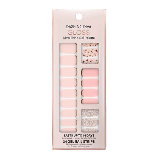 Dashing Diva Gloss Ultra Shine Gel Strips (plush sorbet)