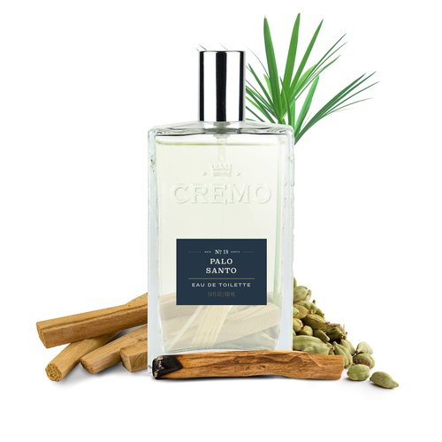 Cremo Cologne for Men - Palo Santo Mens Cologne Spray - A Combination of Bright Cardamom, Dry Papyrus and Aromiatic Palo Santo, Fragrances For Men, 3.4 Fl Oz