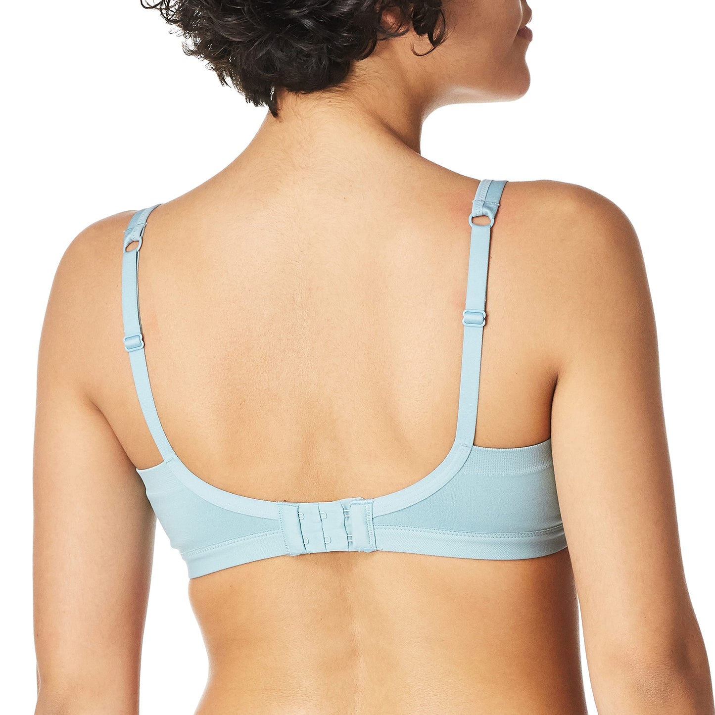 Warner's Women's Easy Does It Underarm-Smoothing with Seamless Stretch Wireless Lightly Lined Comfort Bra Rm3911a, Tourmaline, X-Small