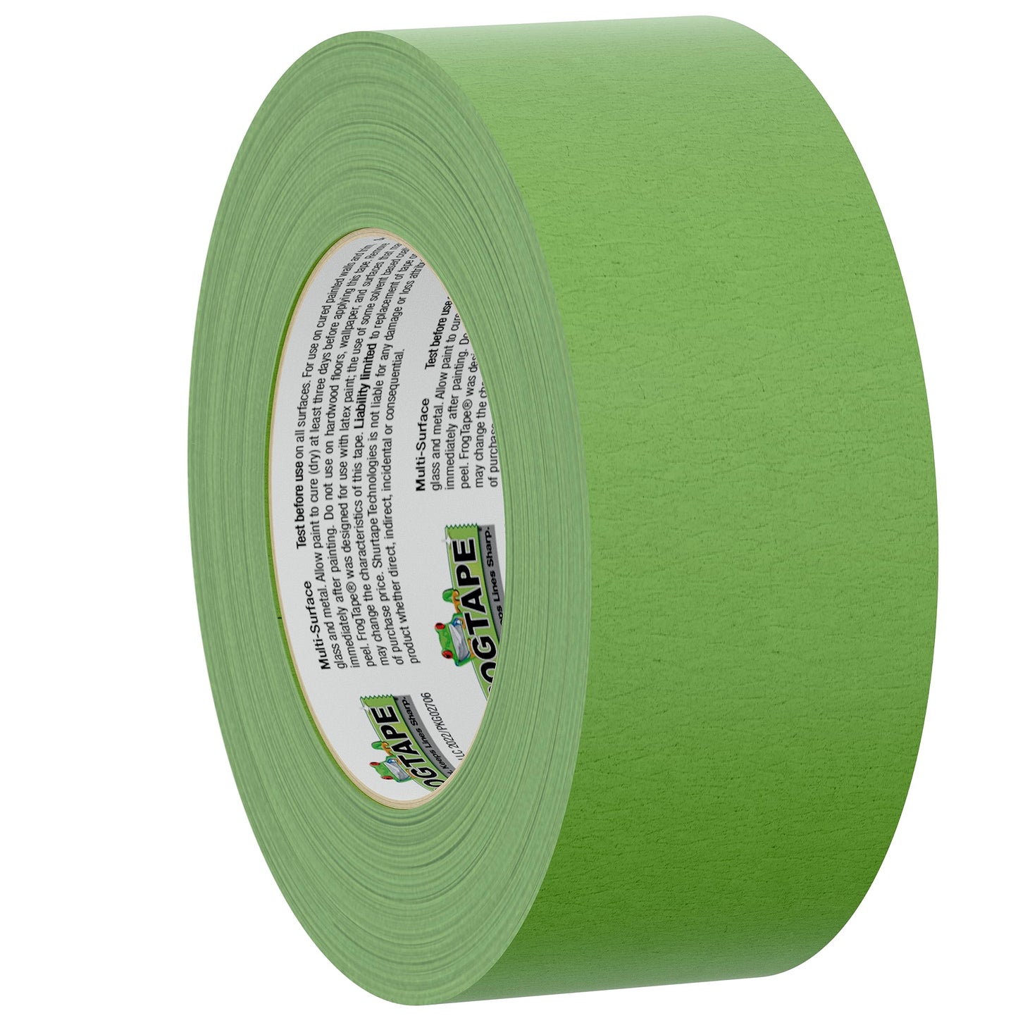 FROGTAPE Multi-Surface Painter's Tape with PAINTBLOCK, Medium Adhesion, 1.88 Inches x 60 Yards, Green, 3 Rolls (240661)