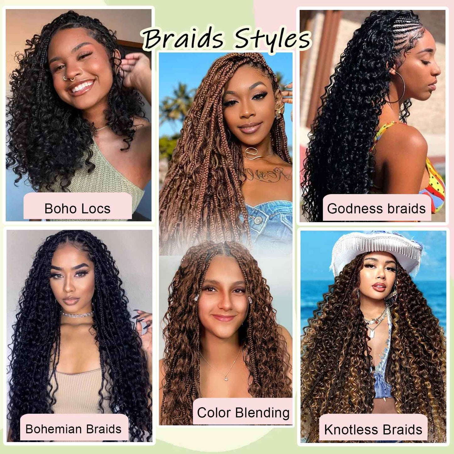 Boho Braids Human Hair for Braiding 110g 20 Inch 12A Deep Water Wave Bulk Human Braiding Hair for Boho Braids Knotless Wet and Wavy Virgin Extensions Bohemian No Weft Curly 3 Bundles Natural Black