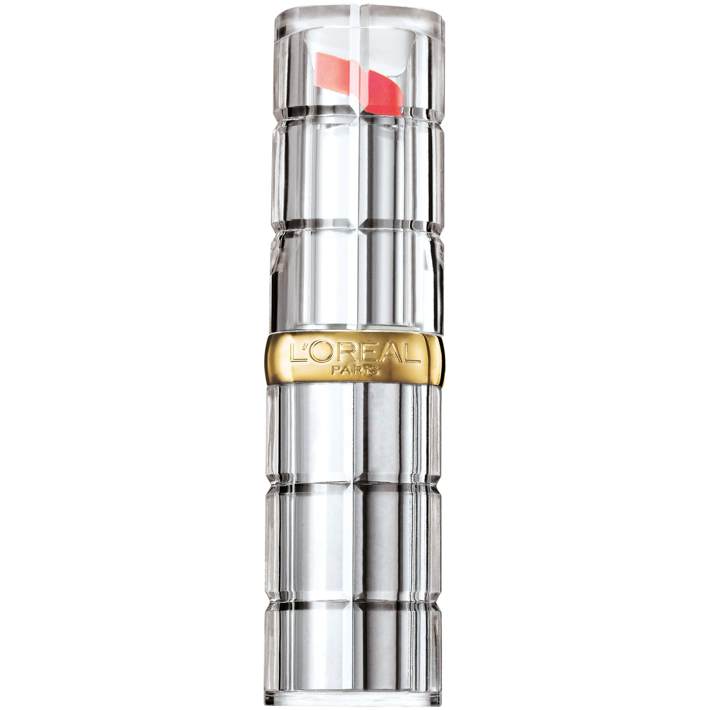 L'Oreal Paris Makeup Colour Riche Shine Lipstick, Luminous Coral, 0.1 oz.