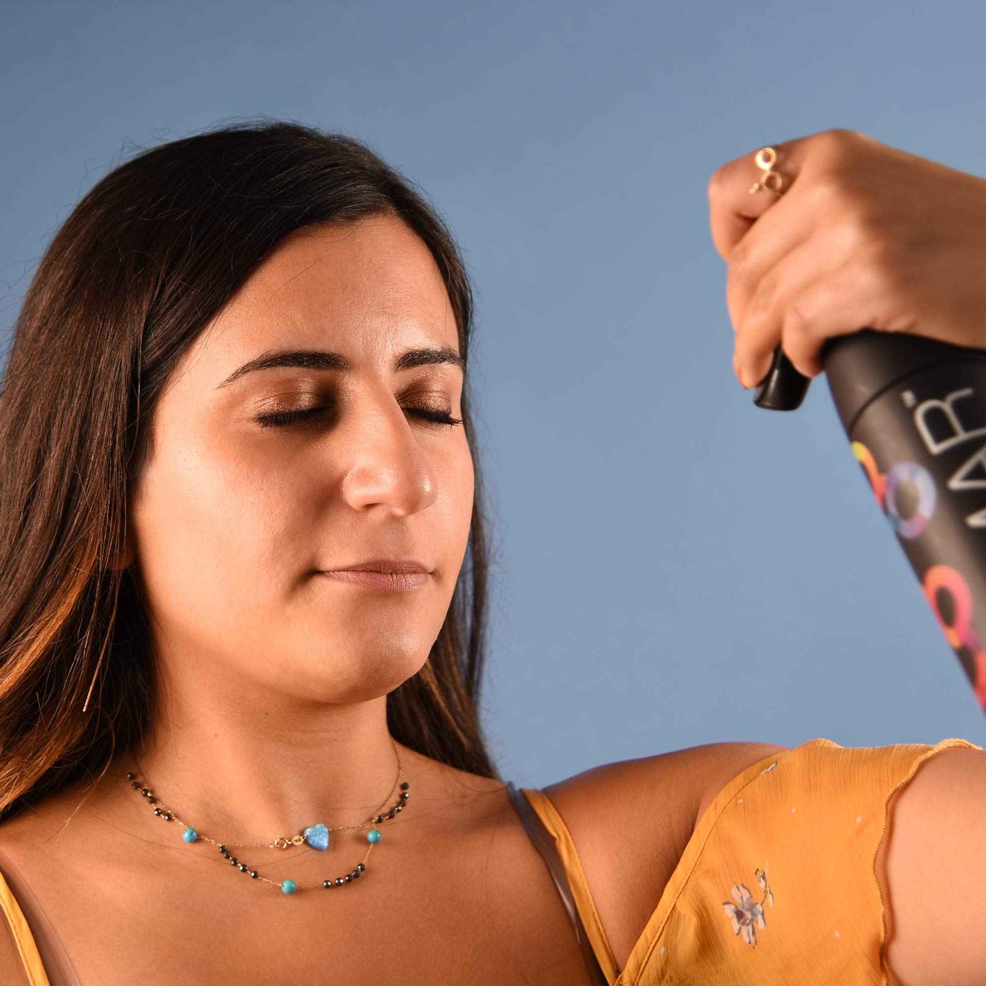 FRAMAR Premium Hair Mister Spray Bottle – Continuous Spray Bottle For Hair, Water Sprayer, Continuous Mister for Salon Supplies – Ultra Fine Mist – Black 250 ml