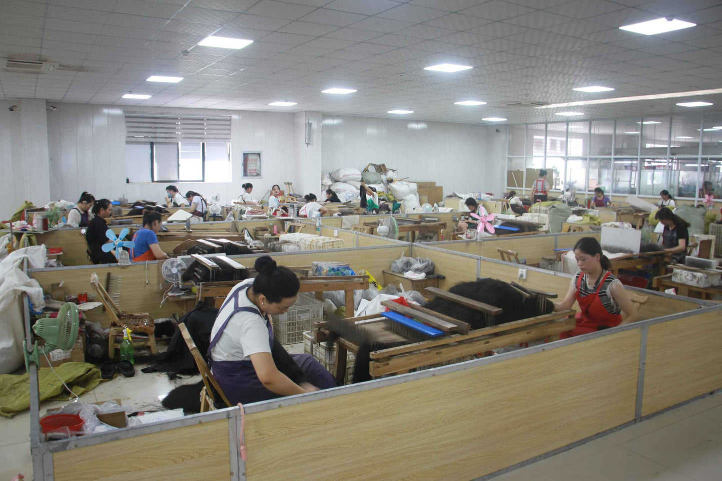 IMAYLI Fringe Bouncy Human Hair Wigs For Black Women Afro Rose Curly Funmi Glueless Wigs with Bangs Short Bouncy Curly Bob Wig With Bang 8Inch 180% Density Natural Black