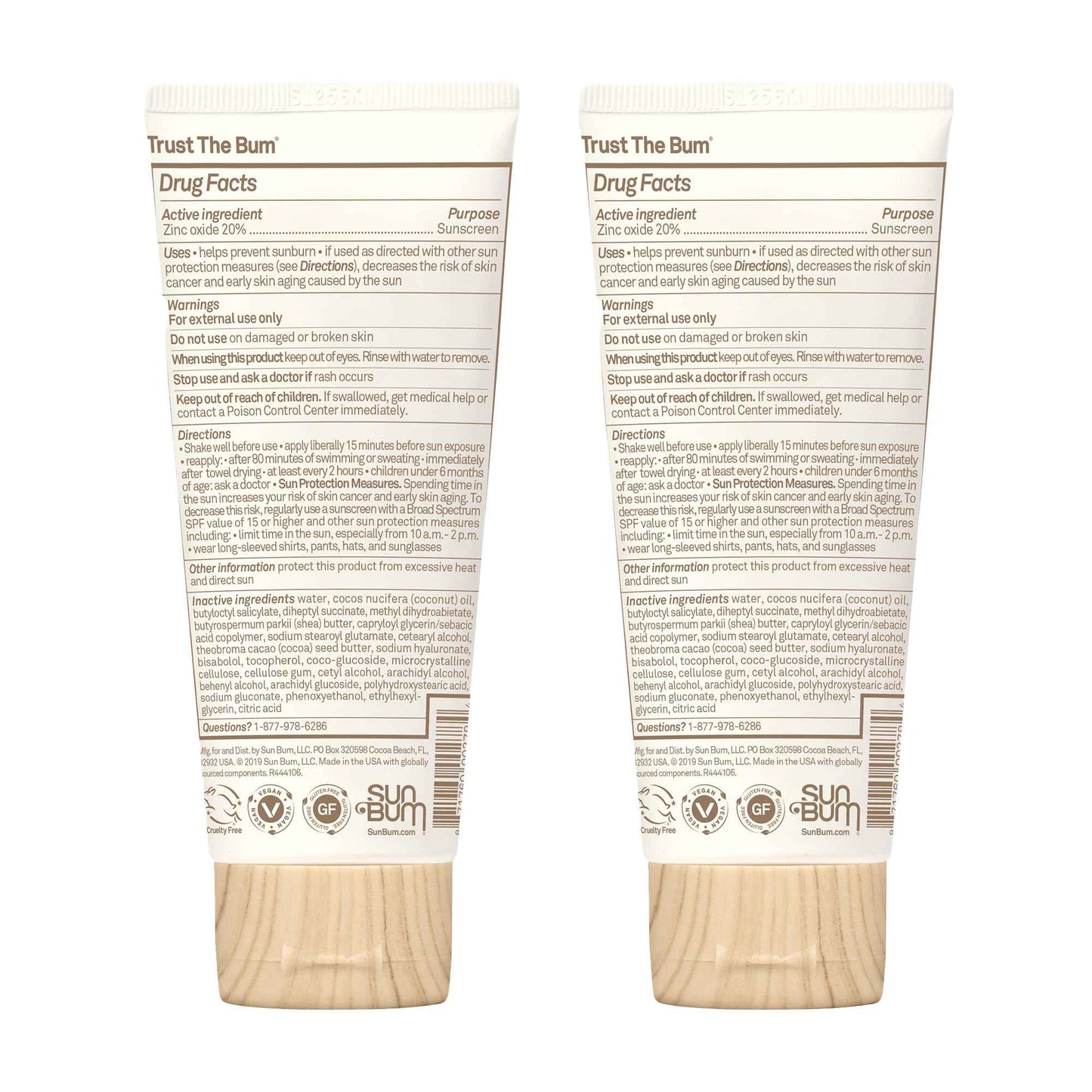 Baby Bum Mineral Sunscreen Lotion | SPF 50 | UVA, UVB Face and Body Protection | Fragrance Free Safe for Sensitive Skin | Travel Size | 3 Ounce | Pack of 2