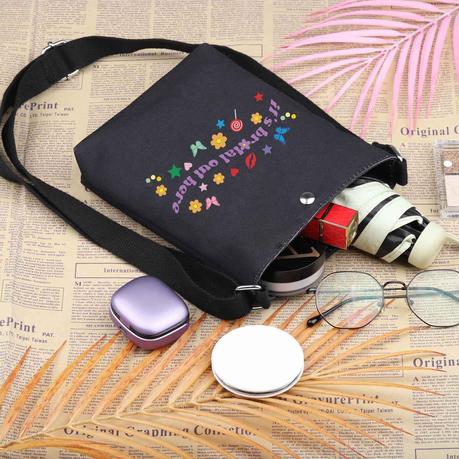 XYANFA Singer Makeup Bag Fans Gift singer Cosmetic Bag for Girls Music Lover Gift