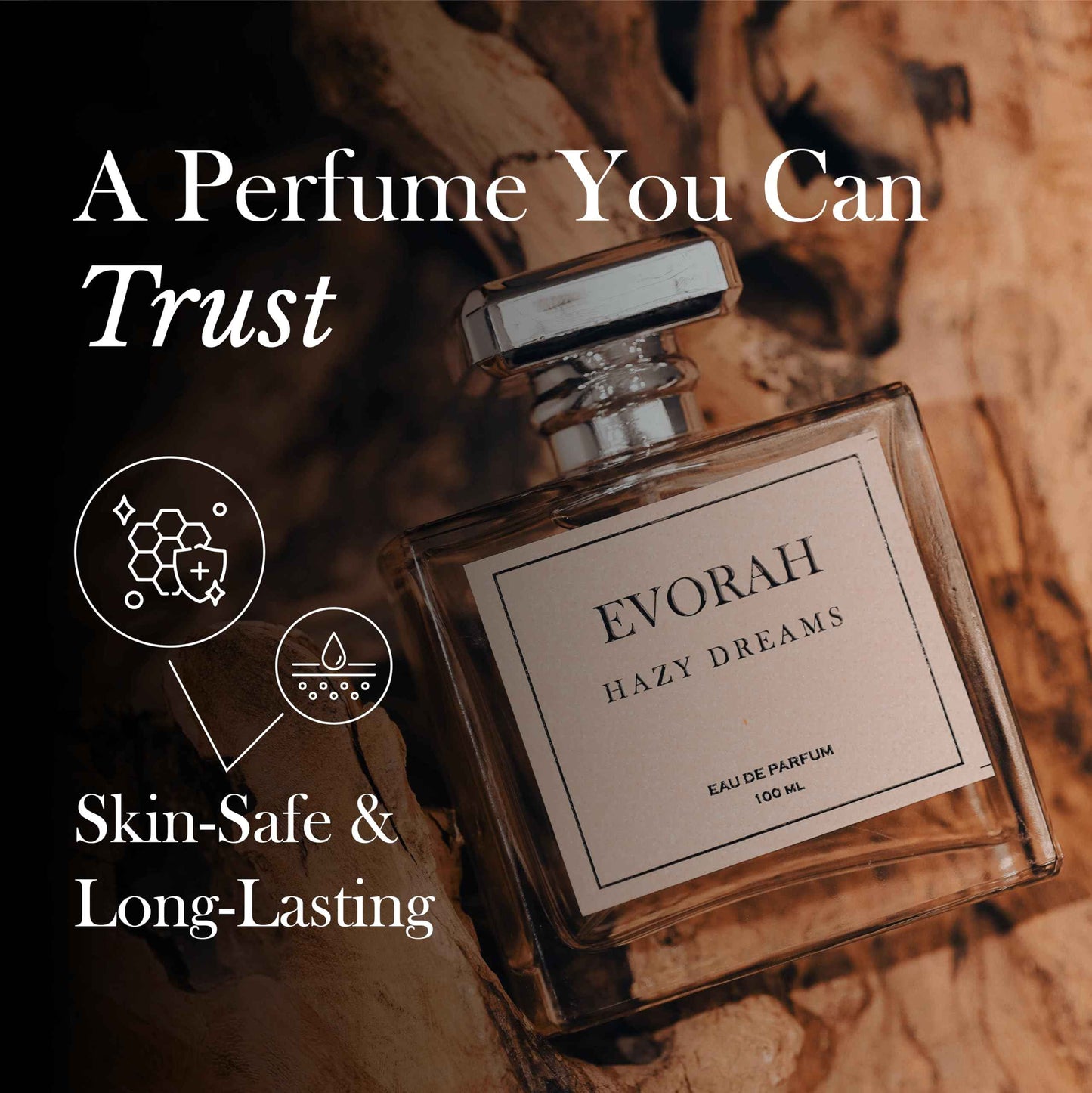 House Of Evorah Hazy dreams (3.38 fl oz) Women's Eau De Parfum | Skin friendly long lasting perfume I fruity perfume I Premium luxury fragrance