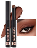Erinde Waterproof Cream Eyeshadow Stick, Matte Nude Eye Shadow Sticks, Longwear Blendable High Pigmented, Neutral Eye Shadow Sticks Matte for Older Eyes, Smokey Eyeshadow Pencil Crayon, 15 Mocha Matte