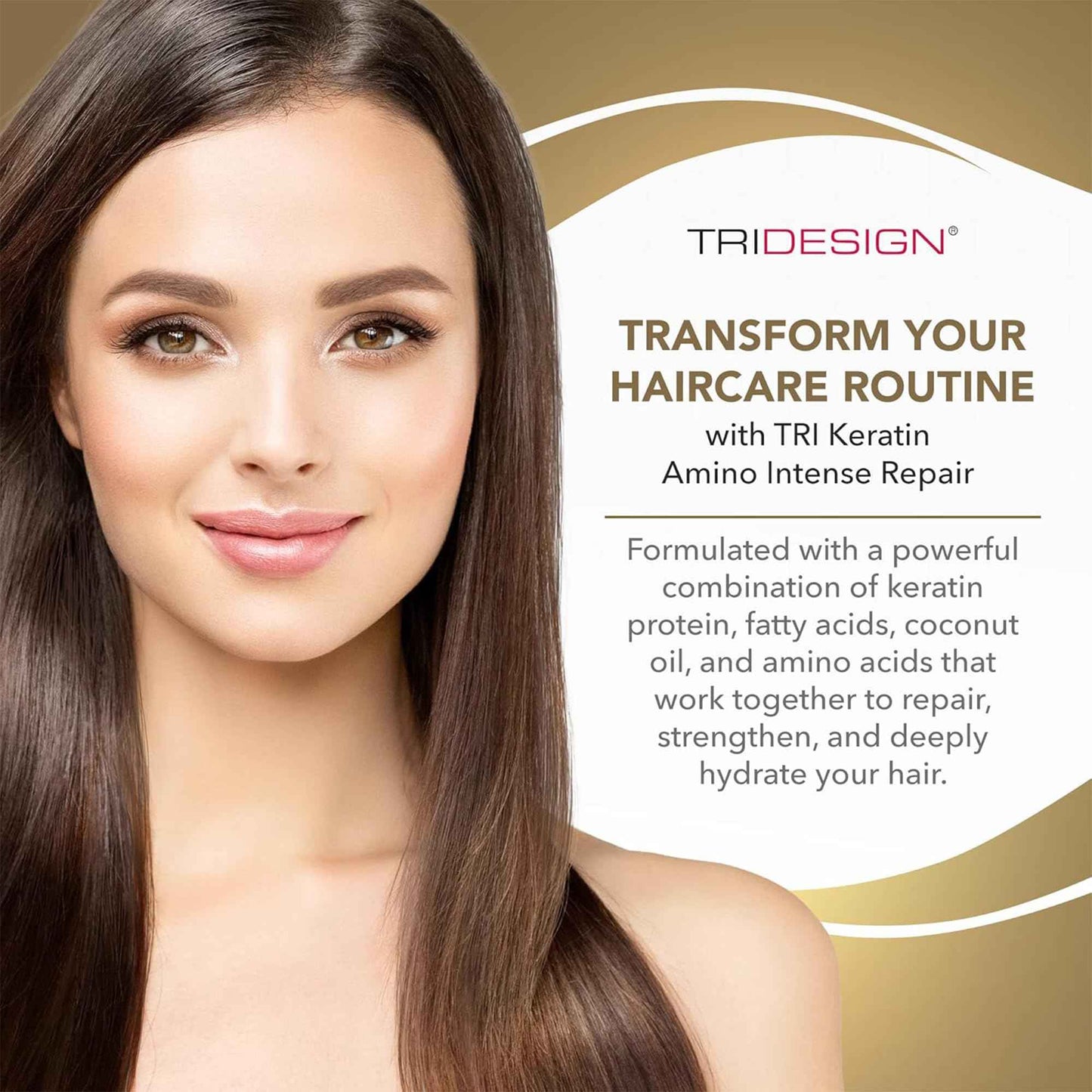 Tri Keratin Amino Intense Repair, 6 Fluid Ounce (Pack of 2)