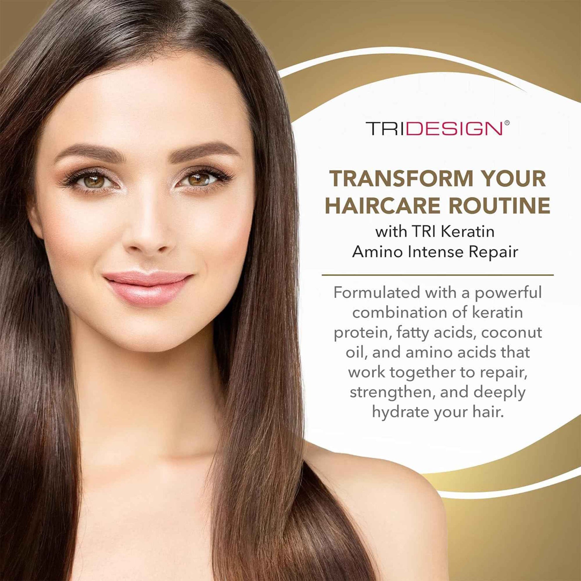 Tri Keratin Amino Intense Repair, 6 Fluid Ounce (Pack of 2)