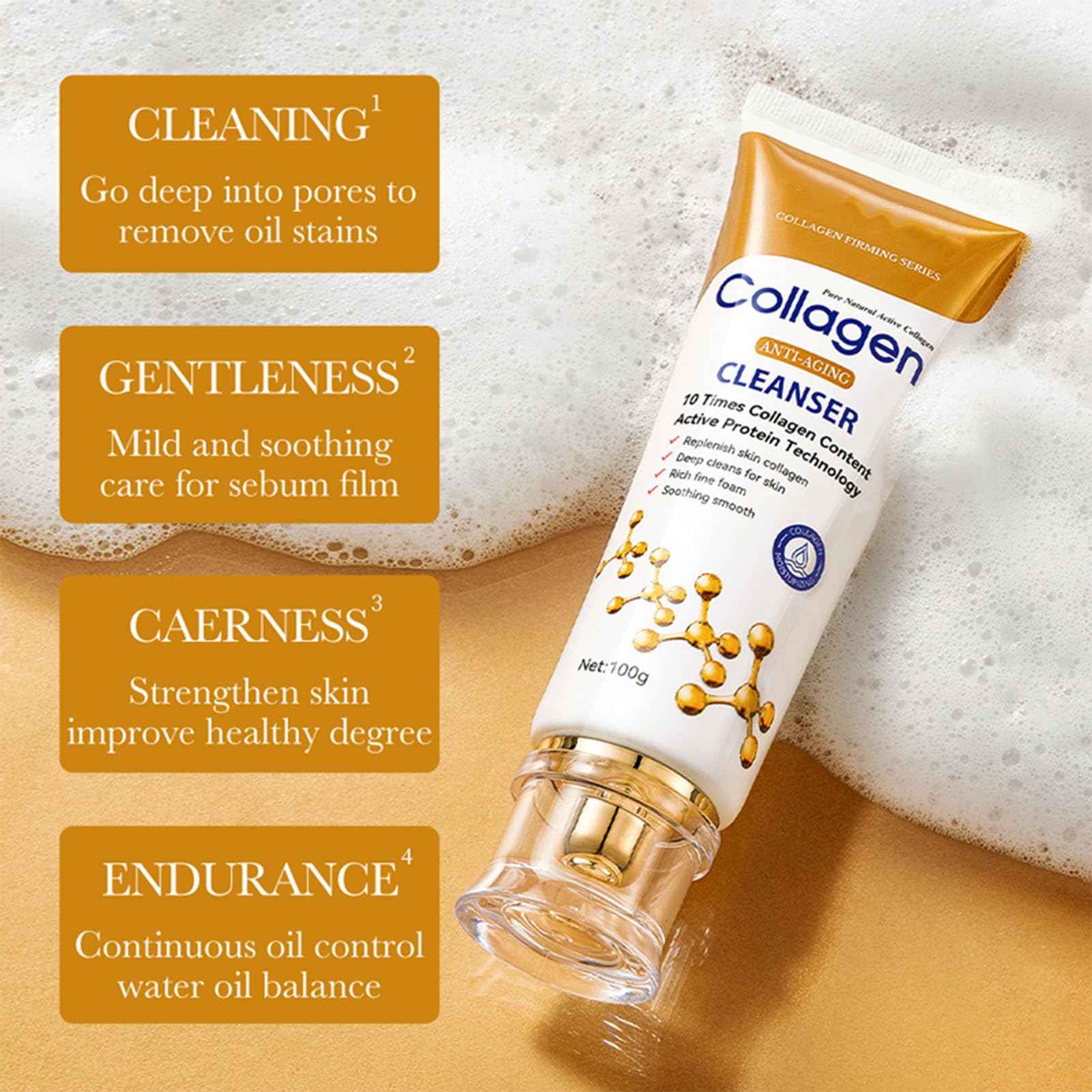 Collagen face wash sets for women, 13 Pcs Skin Care Set , Facial Kit with Facial Cleanser Toner Eye Cream Face Serum Face Cream Face Mask Eye Mask