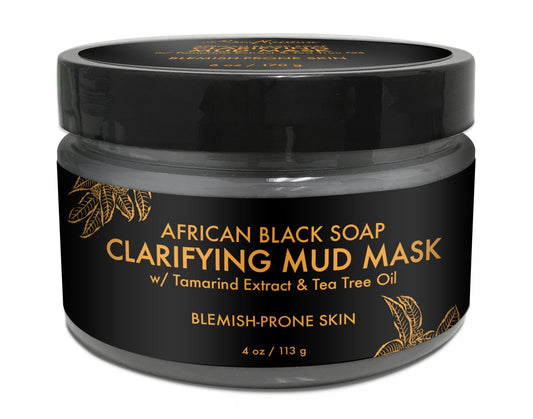 SheaMoisture African Black Soap Problem Skin Facial Mask, 4 Ounce