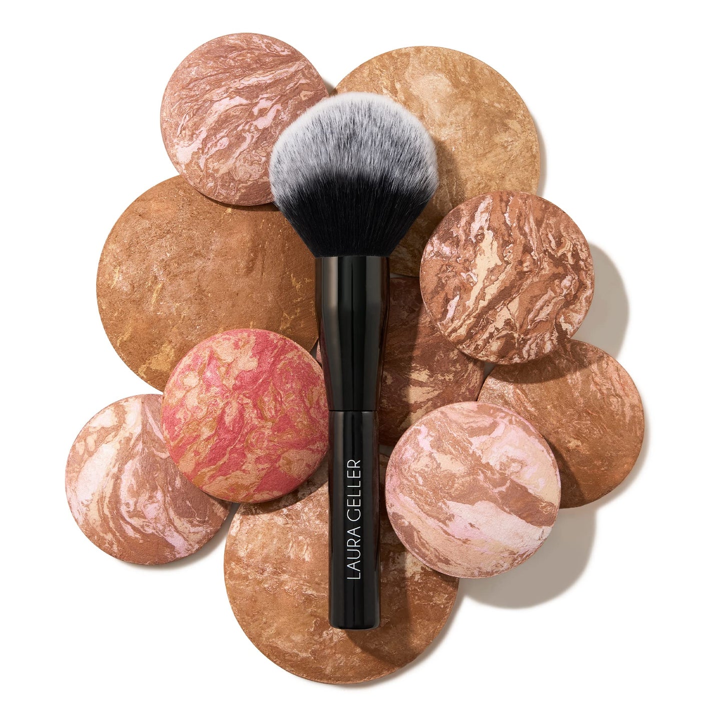 LAURA GELLER NEW YORK Classic Bronzer Brush | Fluffy Powder Brush, Contour & Define, Vegan Bristles