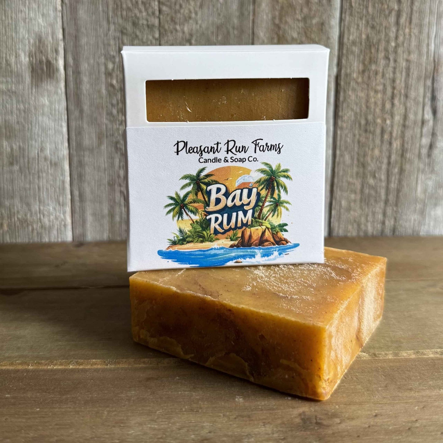 Handmade Bay Rum Soap Bar for Men -Natural 3-Pack - Moisturizing, Exfoliating, Aromatic Bath Soap Set