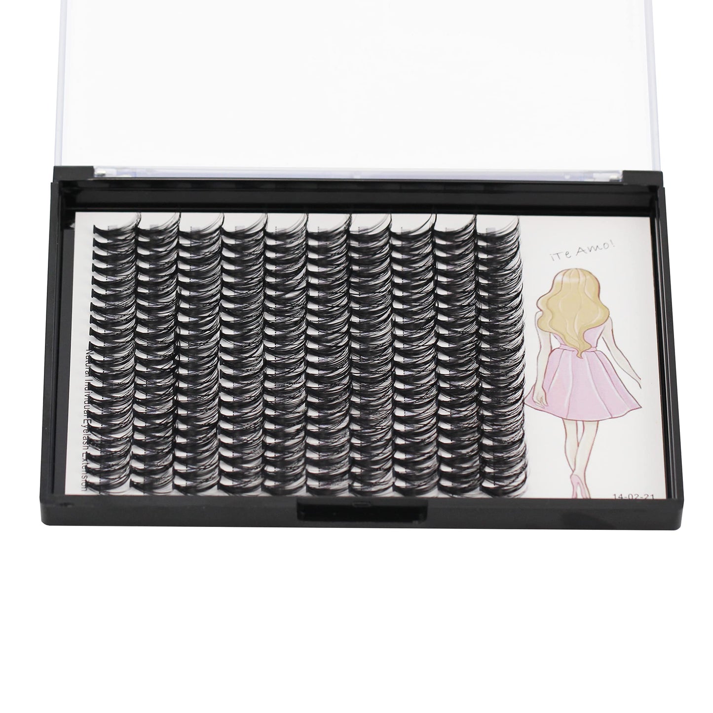 Dedila 8-22mm to Choose 20D/40D/60D/80D/100D Individual False Eyelashes Makeup Cluster Eyelashes Thickness 0.07mm D Curl Natural long Black Soft 3D Eye Lashes Extensions (40D-18mm)