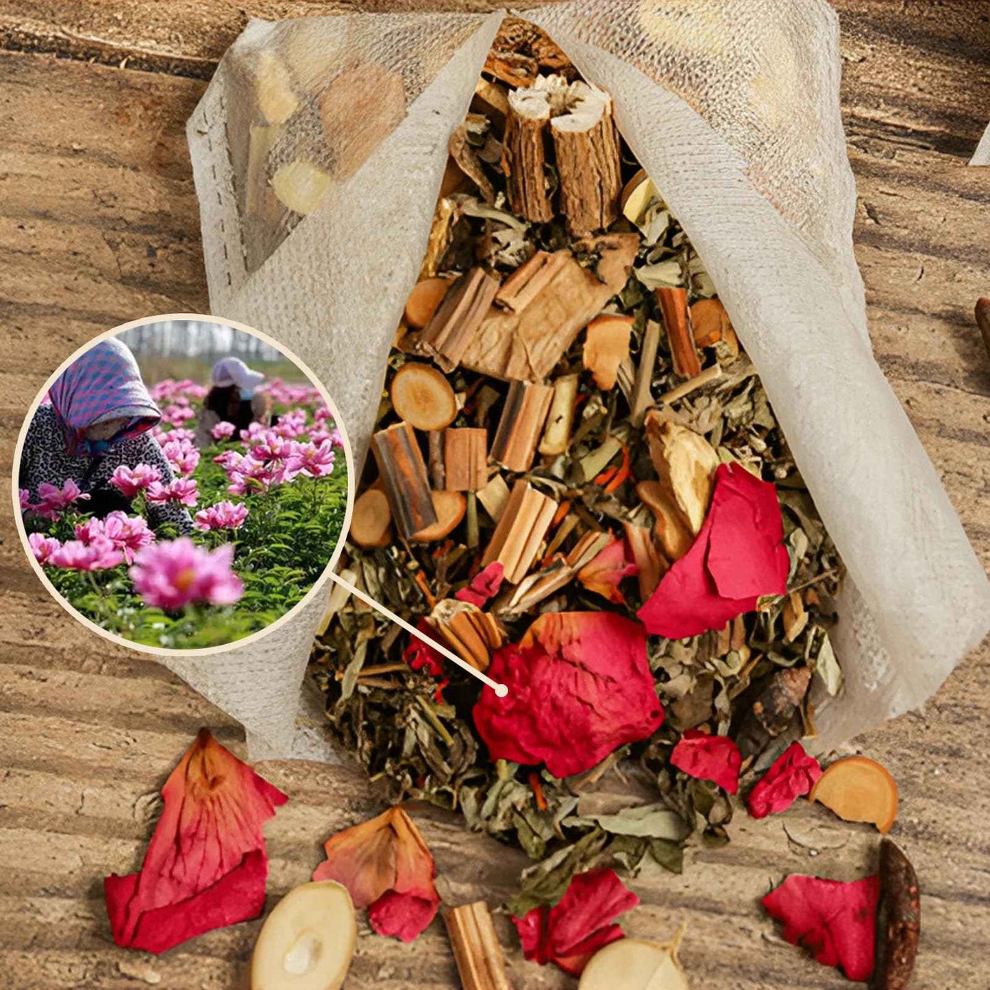 CYGJYZOD Herbal Foot Soak Bag Set - Ginger Infused Detox Foot Bath for Dry, Cracked Feet & Lymphatic Drainage,30-Pack Detox Soak to Purify & Revitalize Feet,艾草生姜中药泡脚包900g