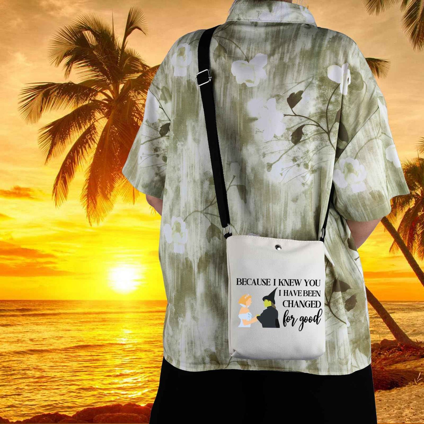 WCGXKO Musical Lover Gift for Best Friend Because I Knew You I Have Been Changed For Good Make Up Bag (Changed For Good XK)