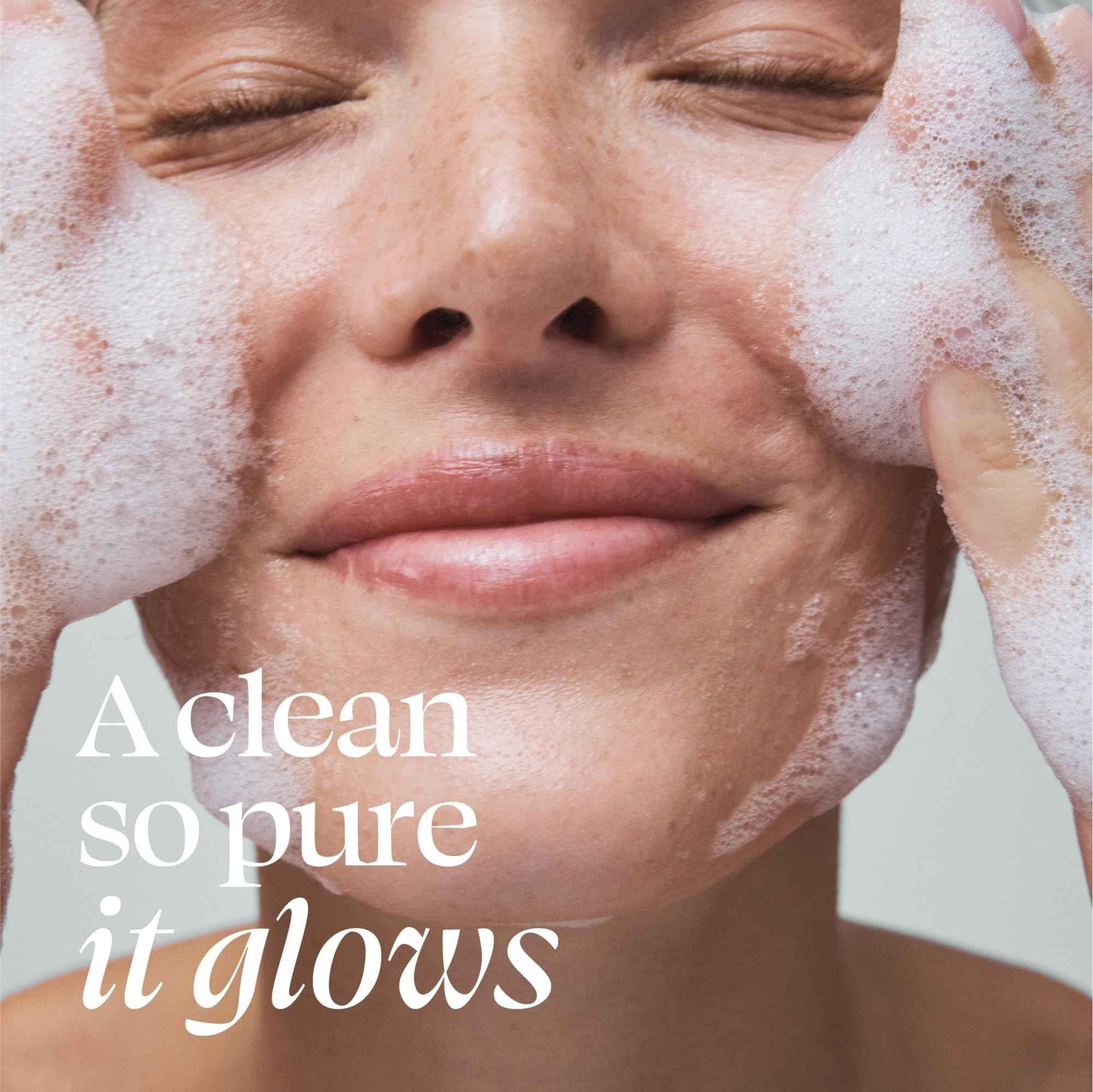 TULA Skin Care Cult Classic Cleanser Supersize, 6.7 Oz + Cult Classic Cleanser Travel Size, 1.7 Oz | 2 Piece Set