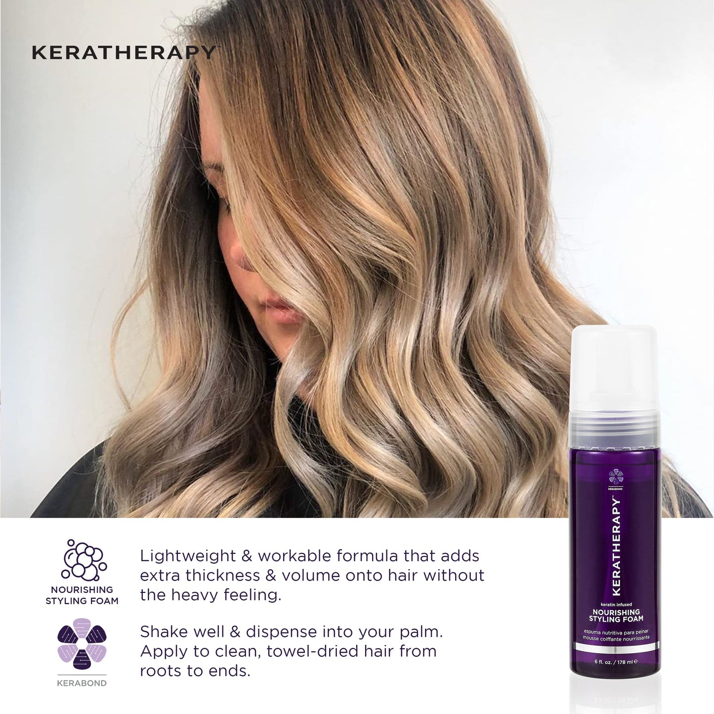 KERATHERAPY Keratin Infused Rapid Rescue Shining Shine Spray for Thermal Hair Protection, 4.2 fl. oz., 125 ml - Hair Breakage Repair Spray with Coffee Extract, Sunflower, Macadamia Oil, & Pearl Powder