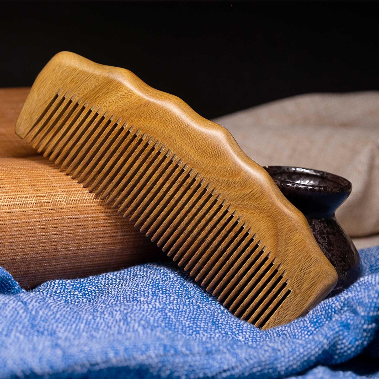 The Moreinday Wooden Comb with Fine Tooth for Men Wood Comb Sandalwood Comb Hair Comb for Women