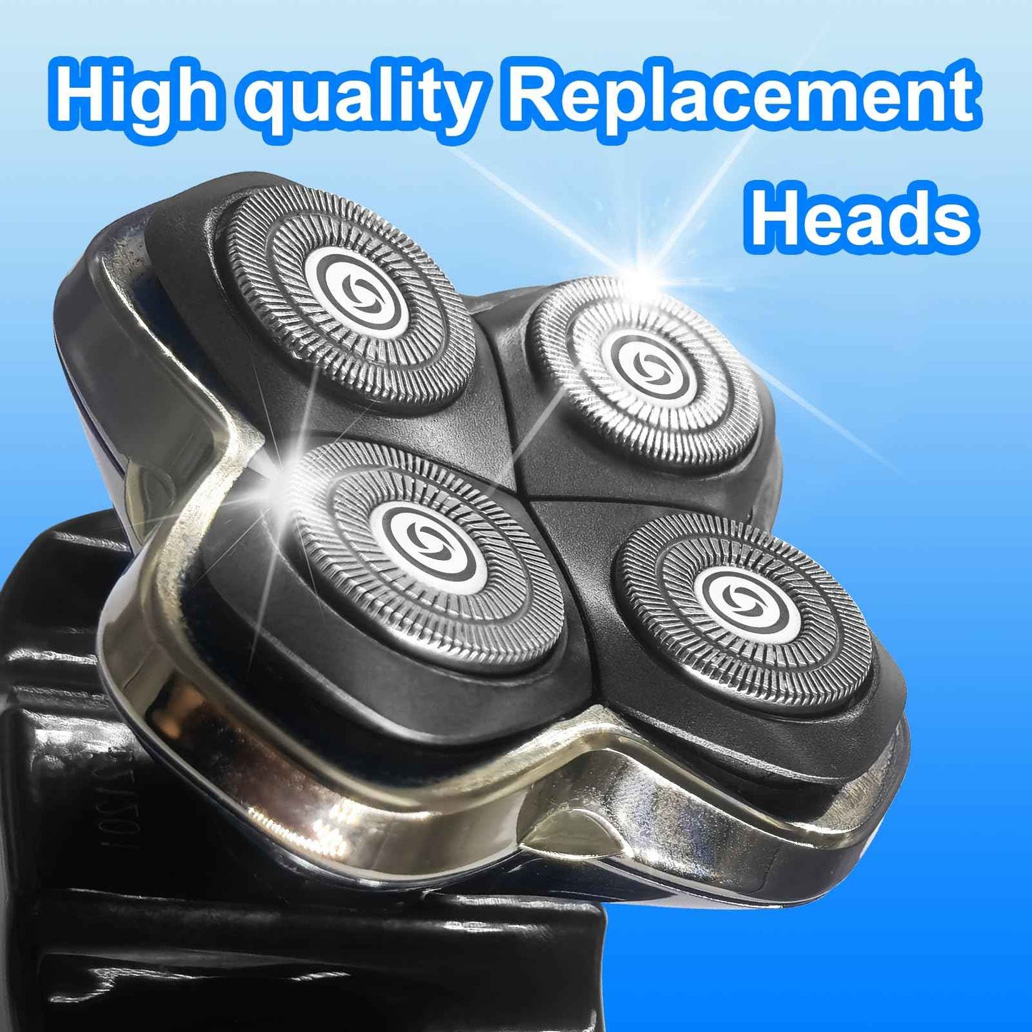 Shaver Replacement Blades compatible Skull Shaver for Pitbull Gold PRO/Pitbull Platinum Pro Shaver Heads (12 pcs)