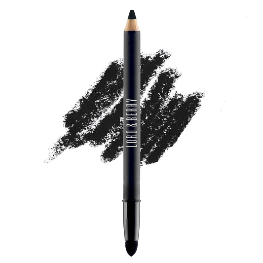 Lord & Berry VELLUTO - Powdery Smooth Shadow Eyeliner Pencil, Soft Smooth & Long Lasting Weightless Formula with Blending Tip Eye Liner - Easy to Use Eye Makeup, Vero Black