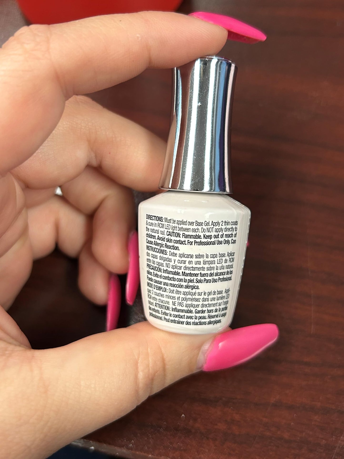 Red Carpet Manicure Fortify & Protect Nude Sheer Gel Polish for Strong, Healthy Nails - Infused with Vitamin A & Biotin - (Ready For My Cameo) Led Nail Gel Color, 0.3 Fl Oz