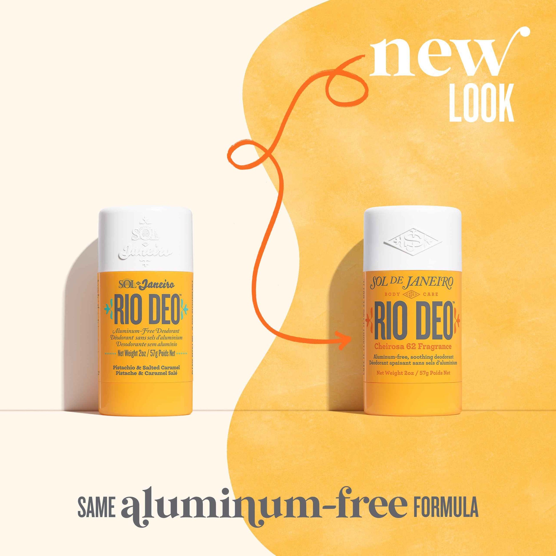 SOL DE JANEIRO Cheirosa 62 Rio Deo Aluminum-Free Deodorant with Refill Cartridge, Amazon Exclusive