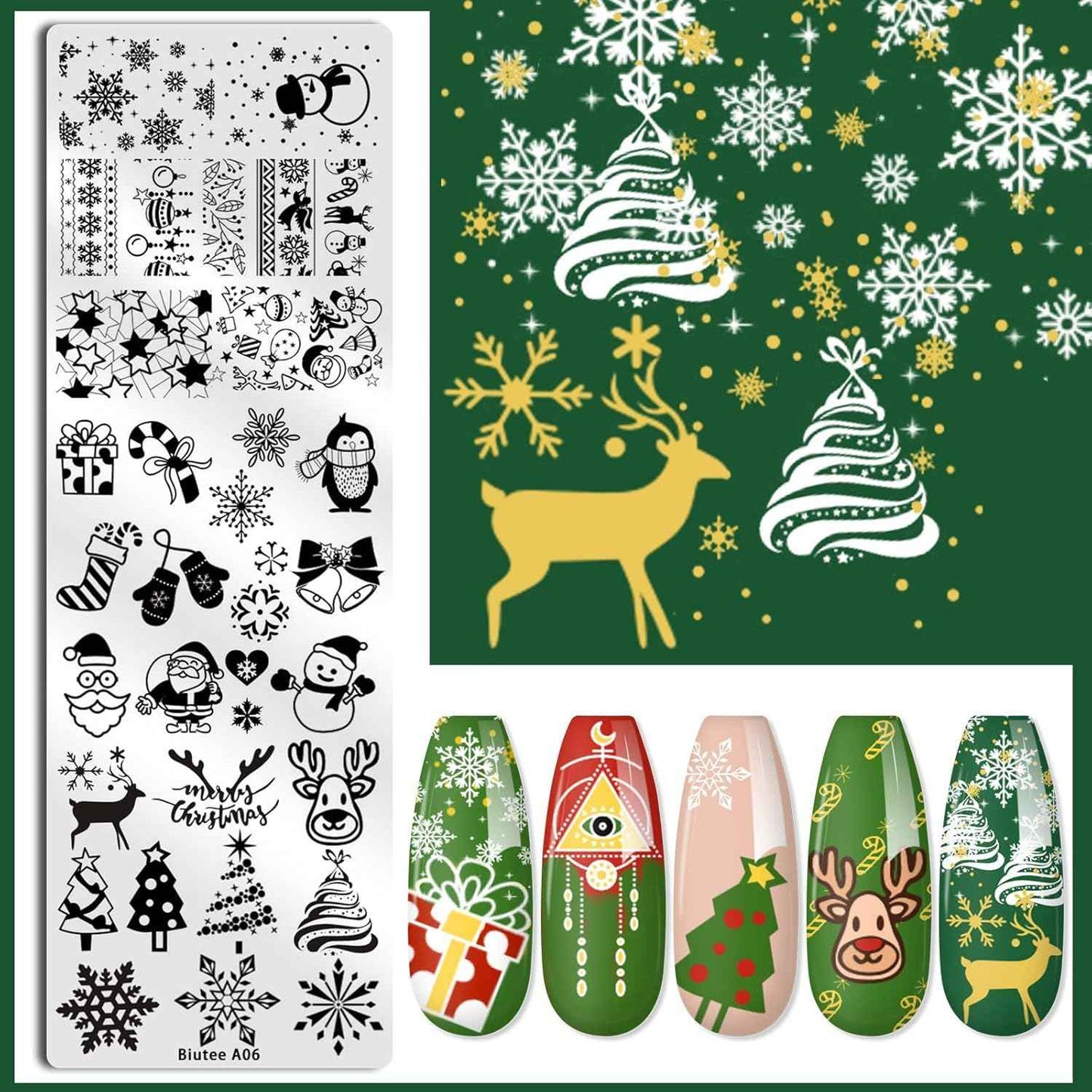 Biutee Gel Nail Stamping Kit with 8 Colors Nail Stamping Polish Gel Nail Stamping Plates 10PCS Nail Stamp Plates Nail Stamper Starry Sky Lace Flower Leaves Animal Nail Stamping Kit Nail Design