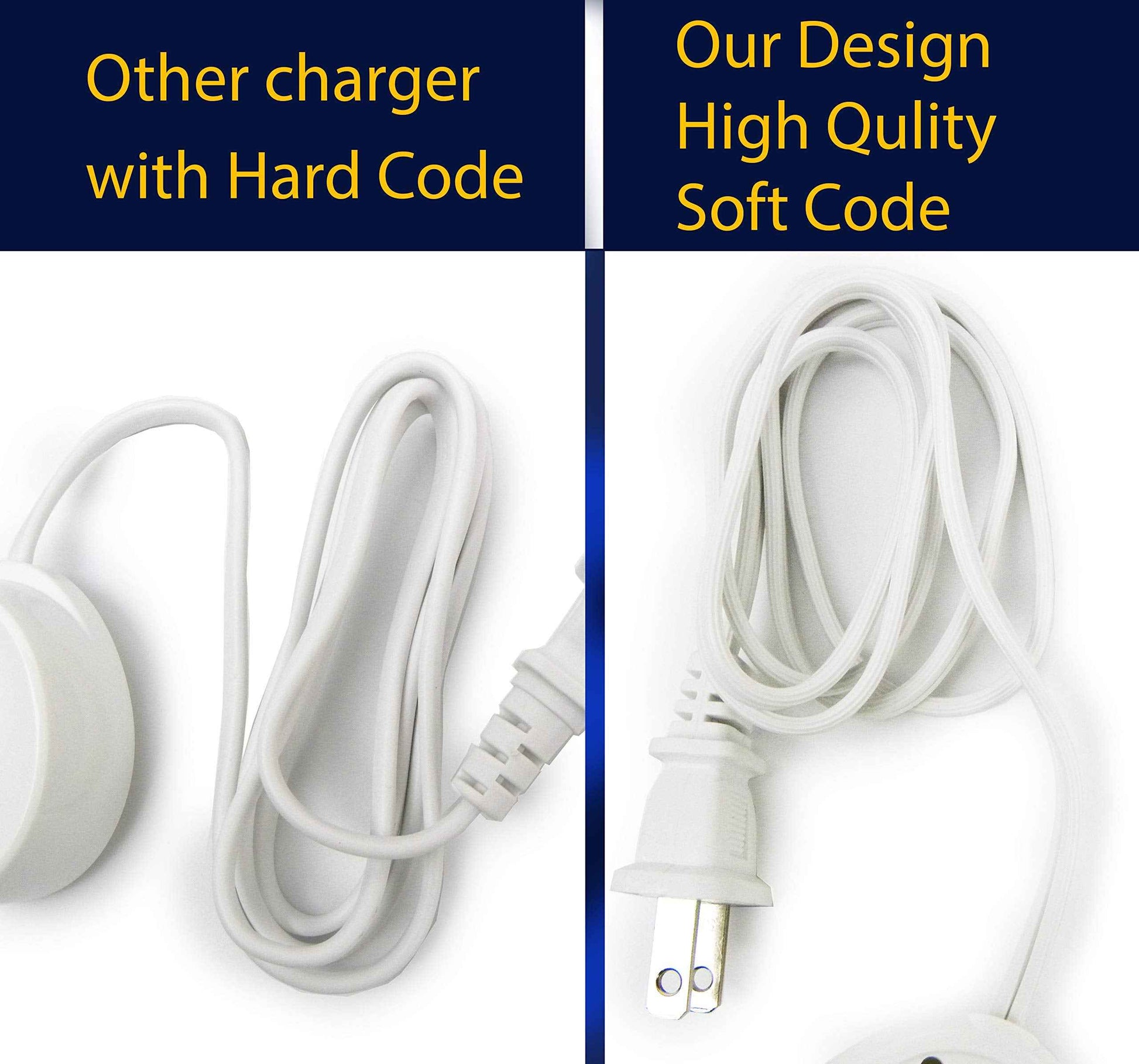 Replacement Braun Oral B Electric Toothbrush Charger Power Cord Supply Inductive Charging Base Model 3757 3756 Portable 110-220V Travel Charger