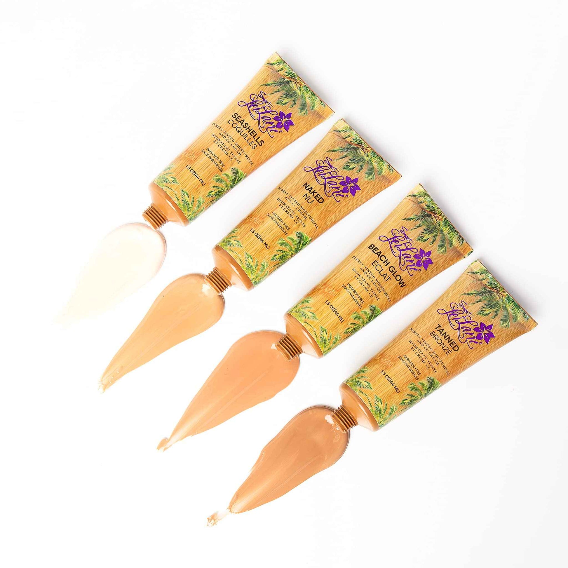 SWEET LEILANI Purely Tinted Moisturizer for Face, Non Chemical Hydrating Mineral Sunscreen For Face With Essential Vitamins, Infused with Green Tea, Rose Hip and Grape Seed |1.5 Fl. Oz| Tanned