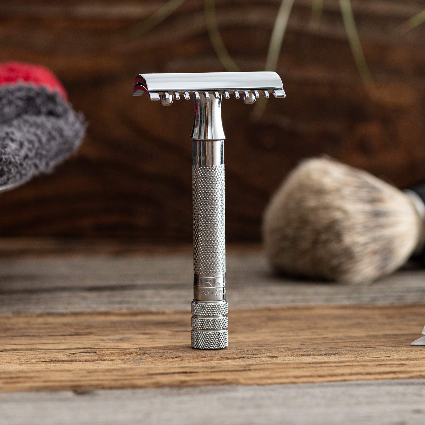 Merkur Classic 3-Piece Razor Double Edge Safety Razor, MK-15C