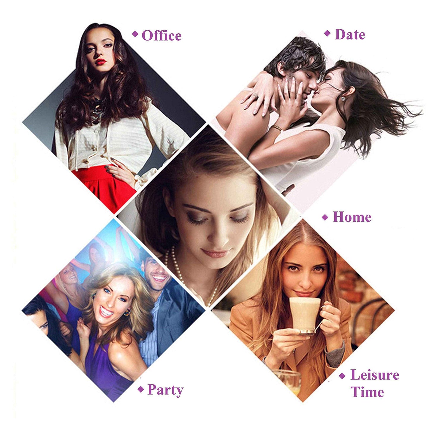 ZKSM 10ML Refillable Perfume Empty Spray Bottle Portable Mini Scent Aftershave Atomizer Bottle with Funnel Filler for Travel Purse(Black)