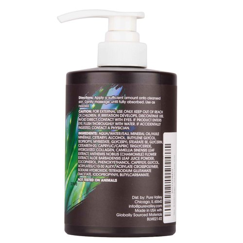 BLOOM IT'S A GREAT SKIN DAY! Collagen Lotion Skin Care Firming Body Cream, Intensive Anti Aging Moisturizer Face Lotion with Aloe Vera For Wrinkles, Sagging Skin, Dry Skin, Fragrance Free, Pack of 2