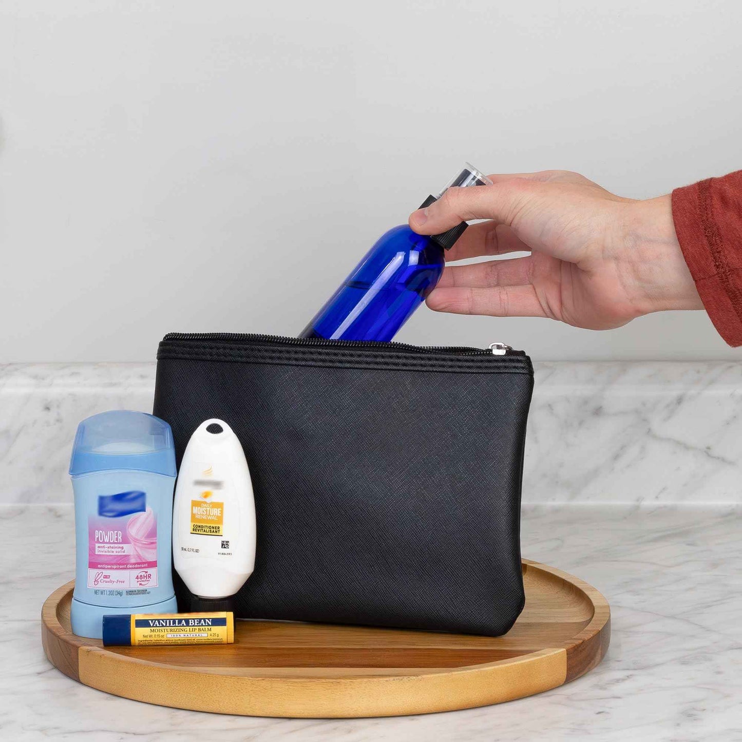 Cornucopia Brands Empty Plastic Refillable PET Spray Bottles w/Fine Mist Atomizer Caps (Pack of 6) Sprayers for DIY Home Cleaning, Aromatherapy, Travel, & Beauty Care (4 Ounce, Cobalt Blue, 6)